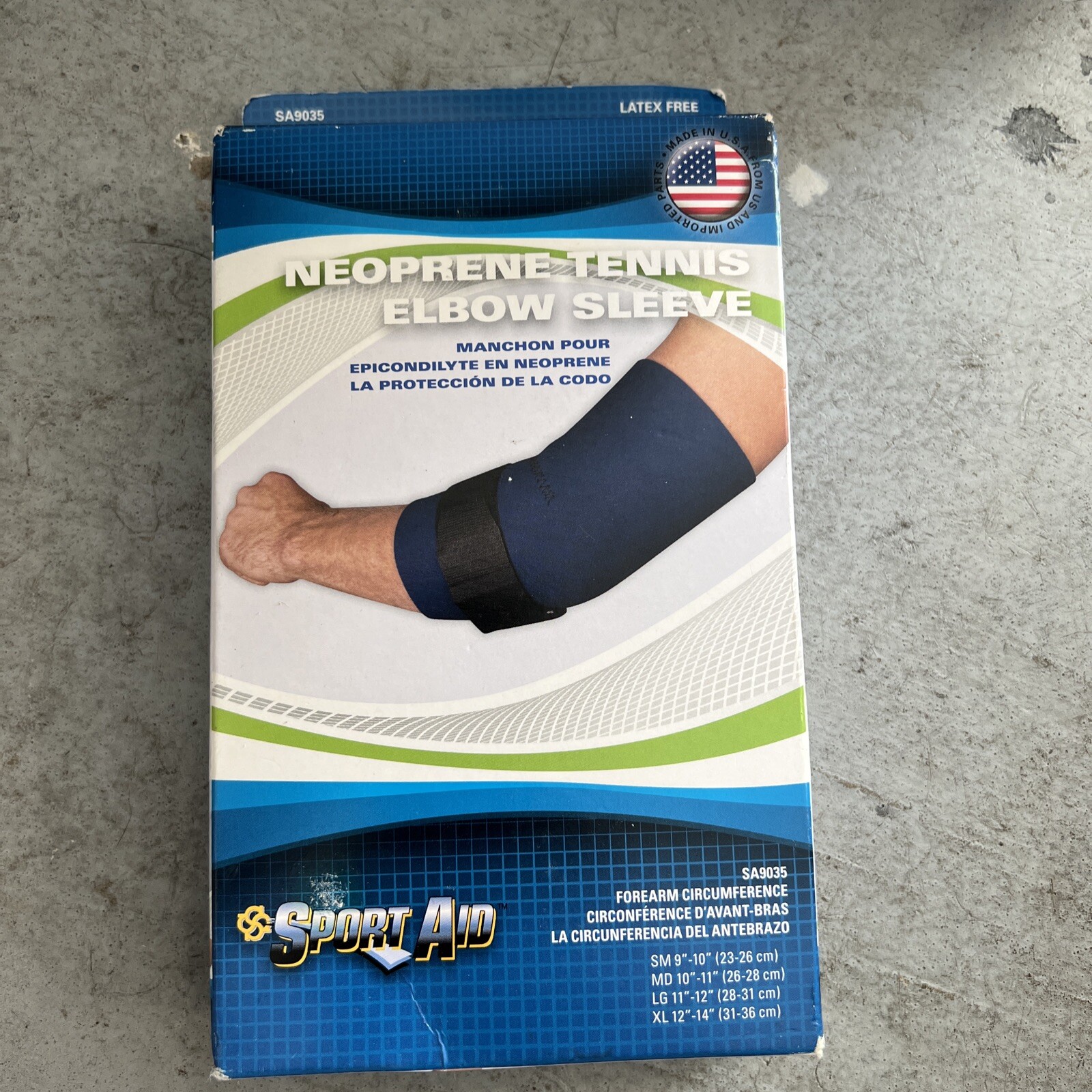 Tennis Elbow Sleeve Neoprene Large 11 -12 Sportaid