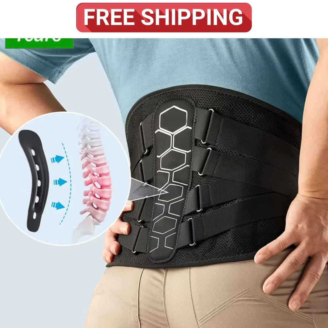 New Copper Fit X-Back Brace Lumbar Support for Lower Back Pain Relief