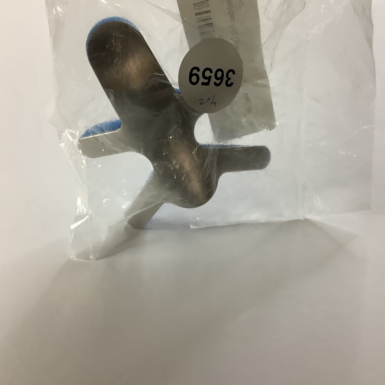 Padded Frog Finger Splint Medium Blue Injury Support Mallet Finger