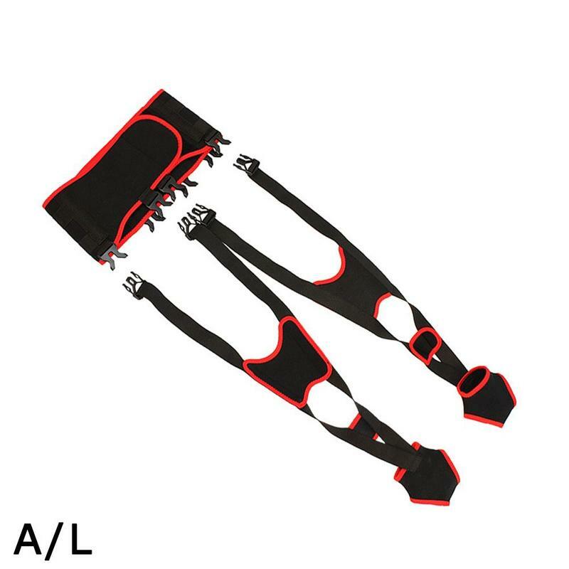 Adult Unisex O-leg X-leg Figure Correction Belt Strap Slim Legs Corrector Black
