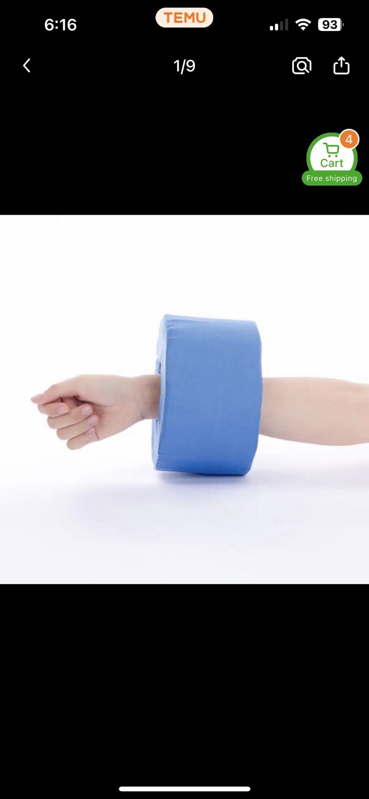 Ankle Pillow Comfortable Breathable Foot Elevator AntiBedsore For Disabled For