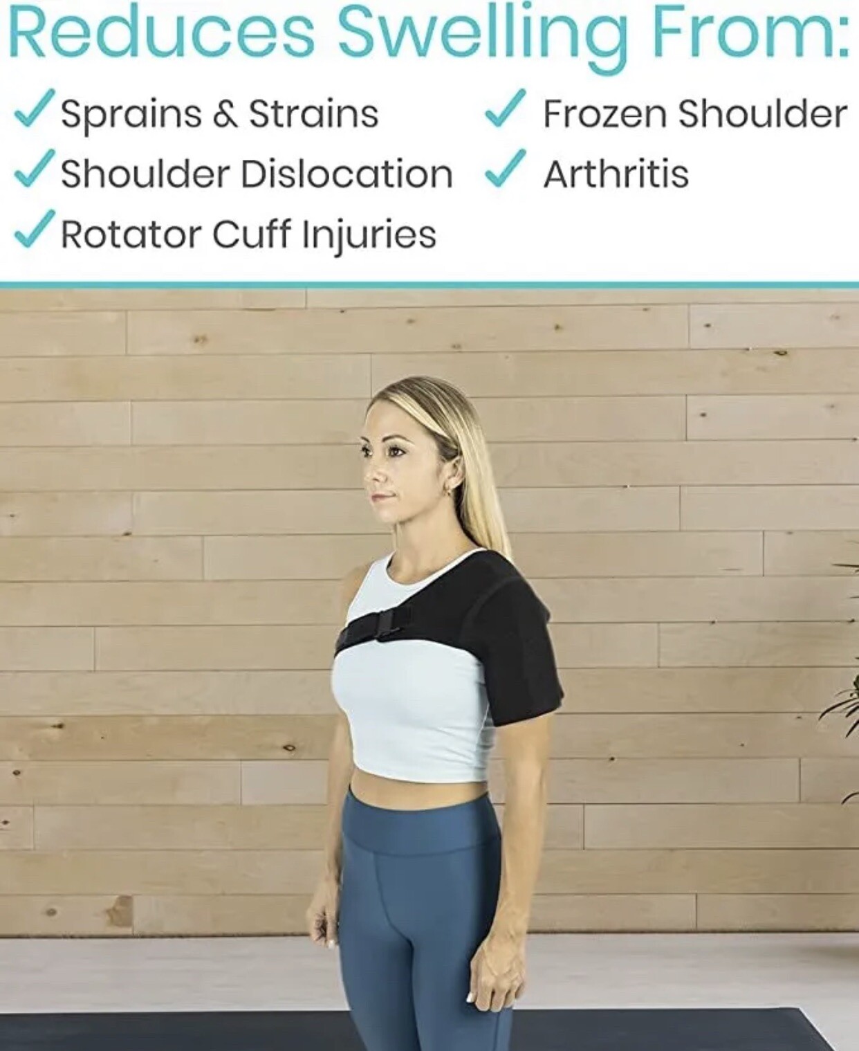 Vive Shoulder Brace – Rotator Cuff Compression Support – Men, Women, Left, Right