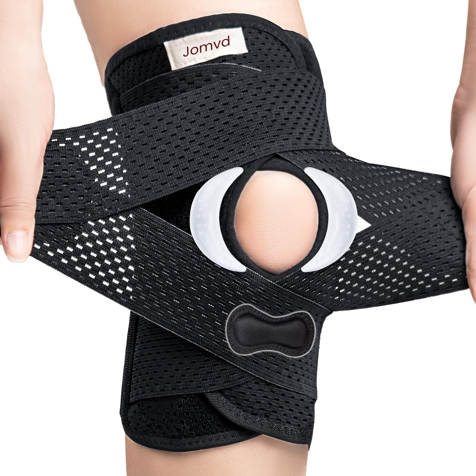 JOMVD Breathable Knee Brace with Side Stabilizers for Meniscus Tear