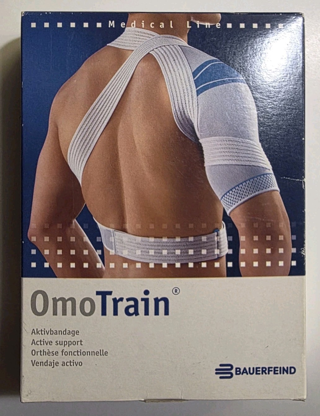 Bauerfeind OmoTrain Shoulder Brace Pain Relief & Support, Size 1 Titan Open Box