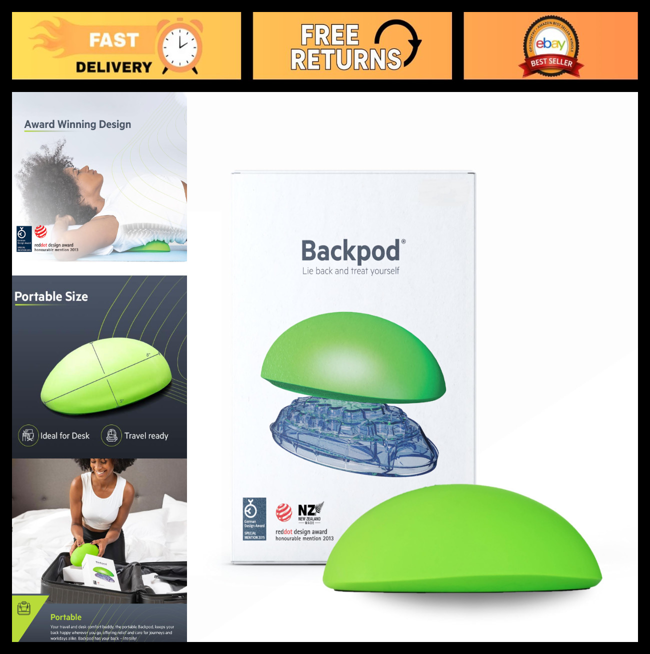 Premium Back Pain Relief Device for Costochondritis & Tietze Syndrome | Posture