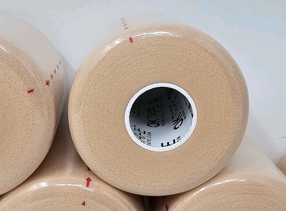 OK Tape-8 Rolls Underwarp Foam Warp 2.75”x30 Yards Non Adhesive PU Sponge BEIGE