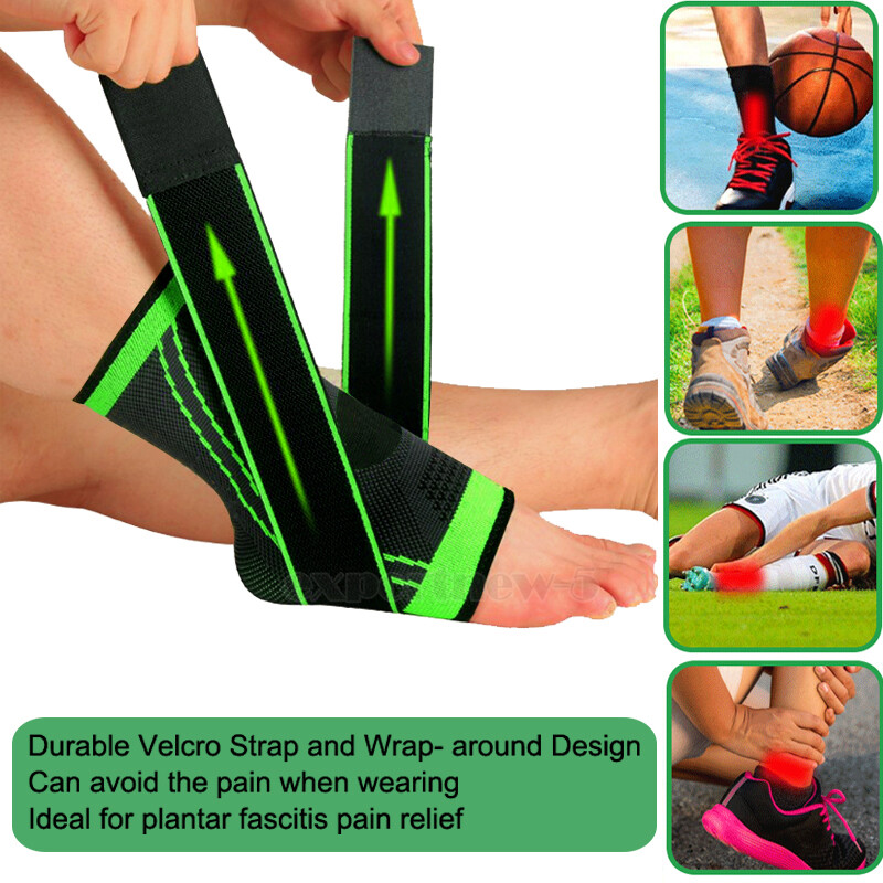 Ankle Support Compression Brace Achilles Tendon Strap Foot Sprains Injury Pain