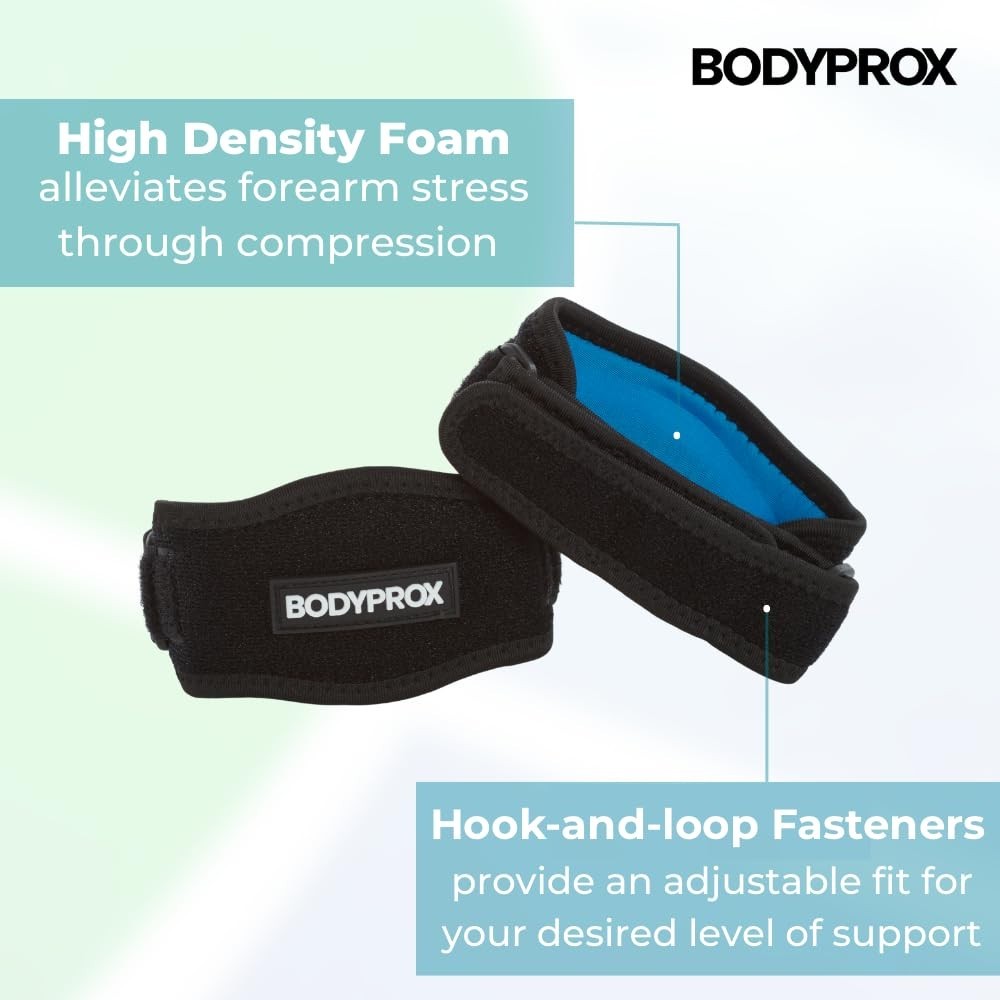 Versatile Elbow Braces 2 Pack for Pain Relief from Tennis & Golf Injuries