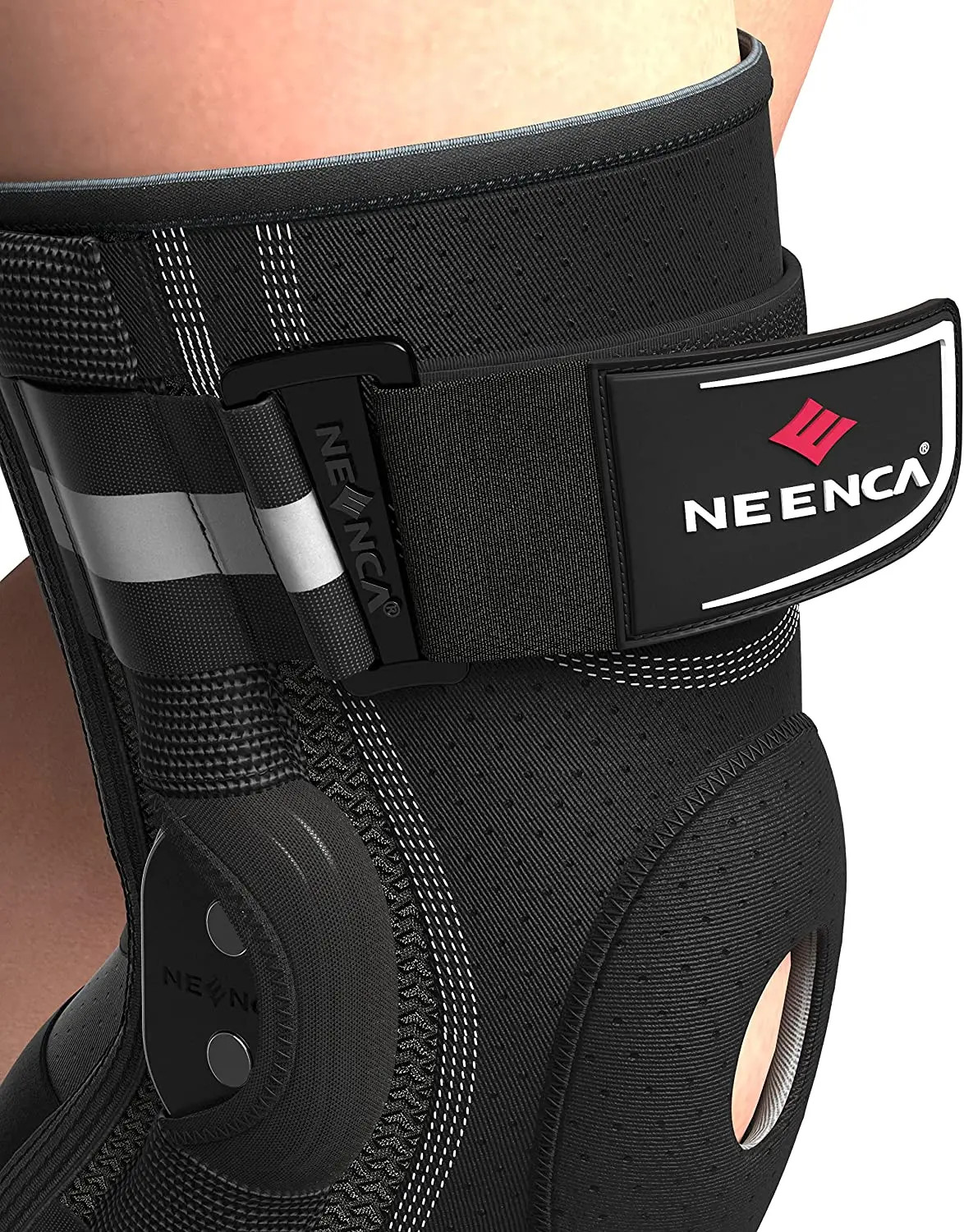 Hinged Knee Brace Dual Side Stabilizers Knee Support for Knee Pain Relief Arthri