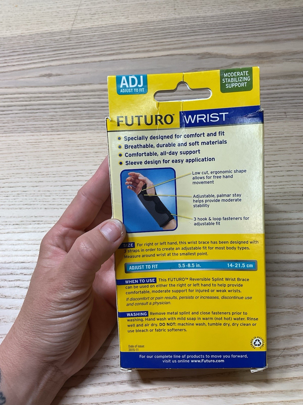 Futuro REVERSIBLE SPLINT WRIST BRACE