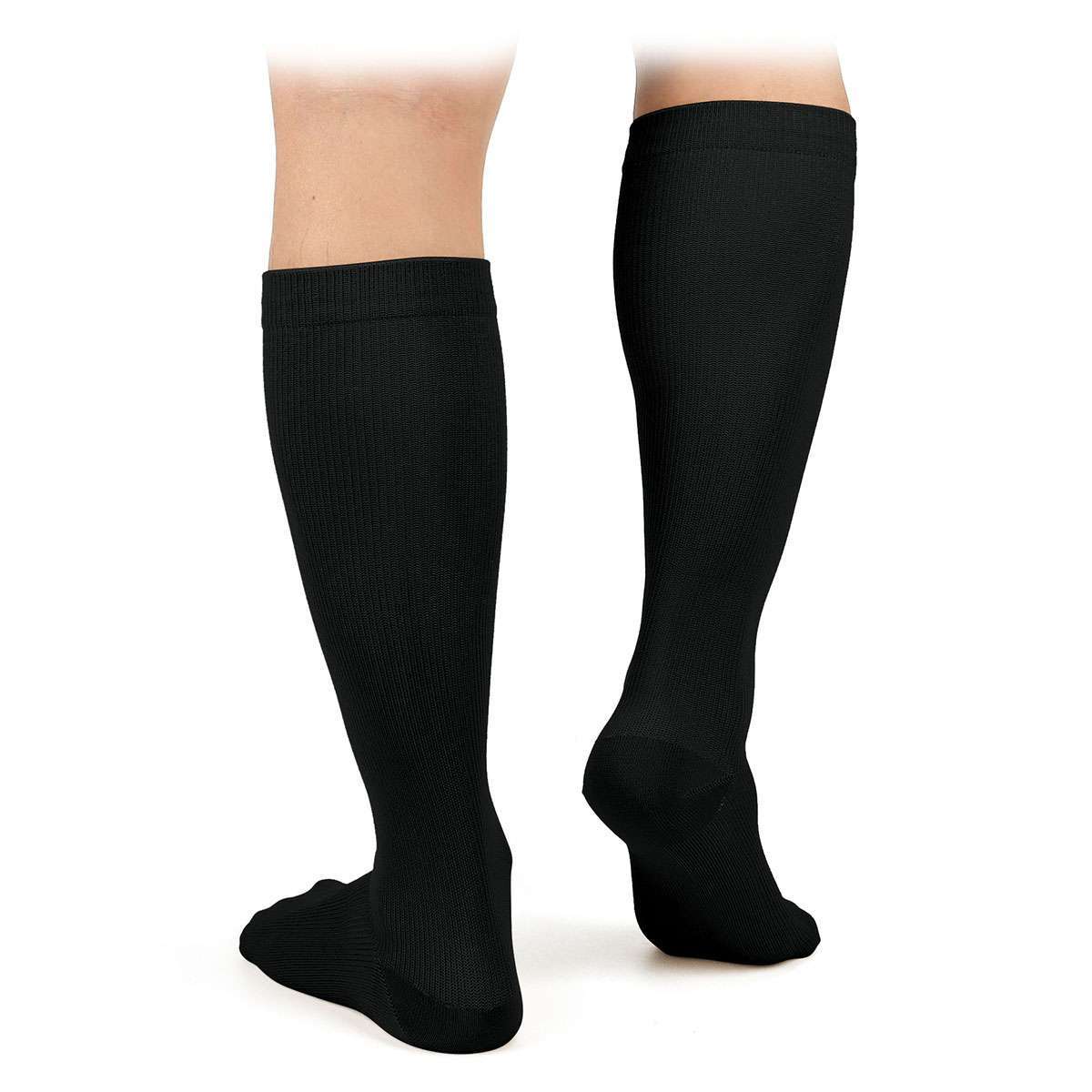 1/2 Pairs Medical Compression Socks Plus Women Men Wide Calf Stockings 20-30mmHg
