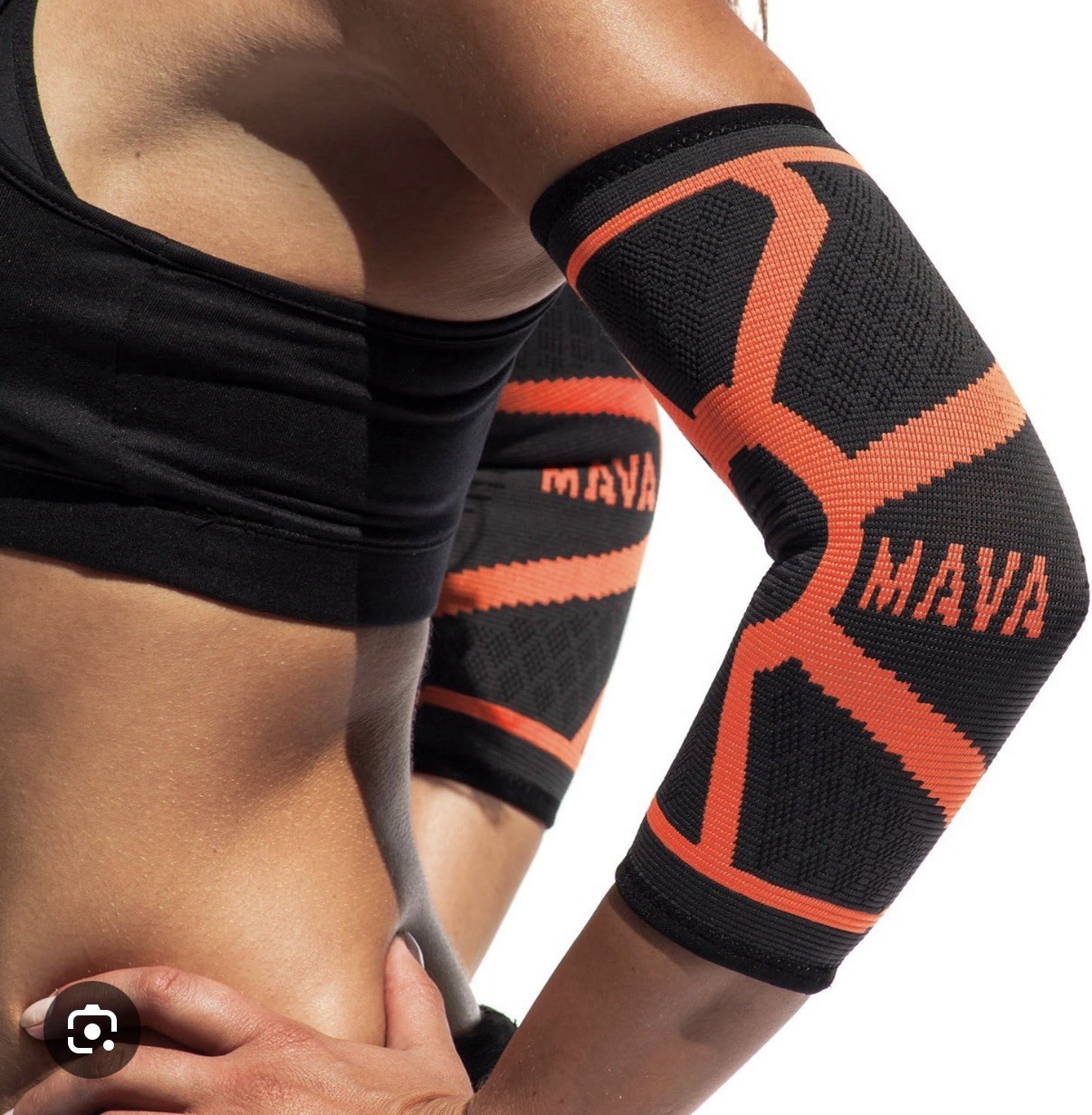 New Mava Sports Elbow Brace – Elastic Support Sleeve Size Small
