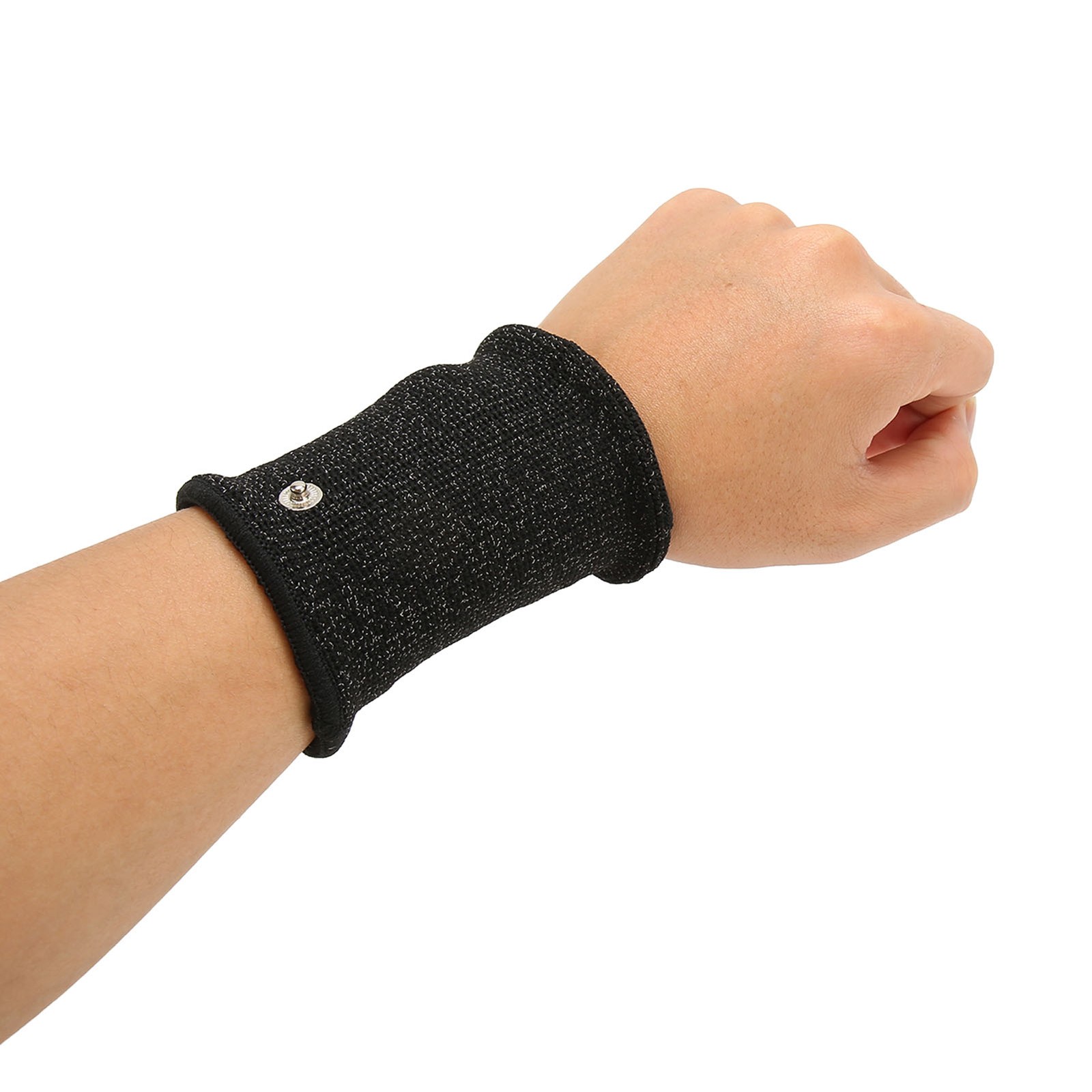 Tens Conductive Wristband Conductive Soft Elastic Electrode Wrist Support F Fit