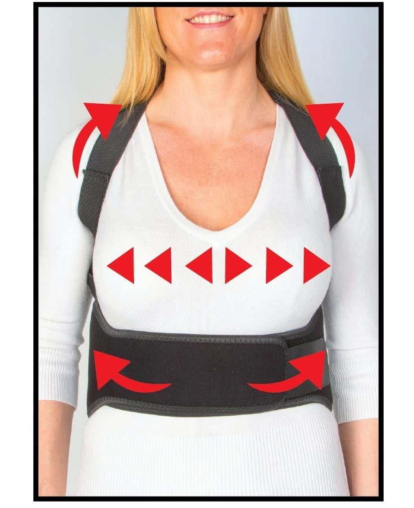 Posture Corrector for Men & Women | Adjustable Upper Back Brace | Provides Ne…