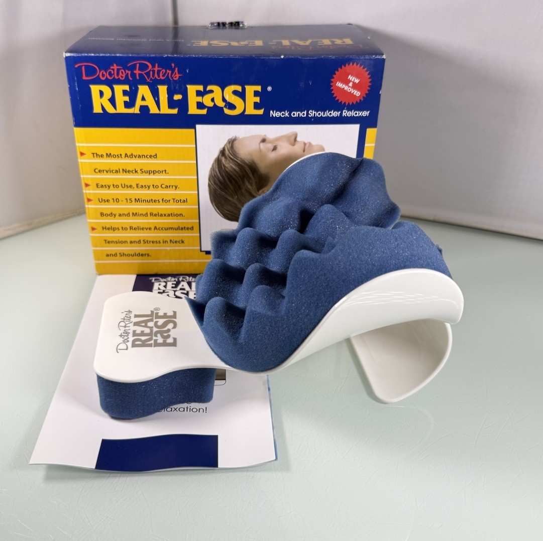Doctor Riter’s Real Ease Neck Shoulder Relaxer Cervical Support – New & Improved
