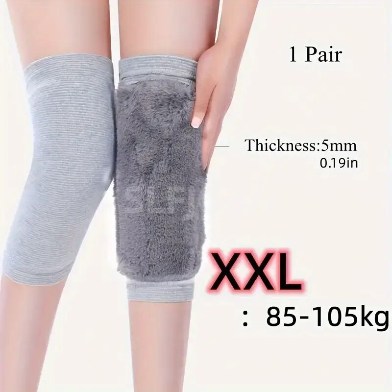 Women Men Elderly Winter Warm Knee Pads Cold Leg Arthritis Kneepad Knee Support