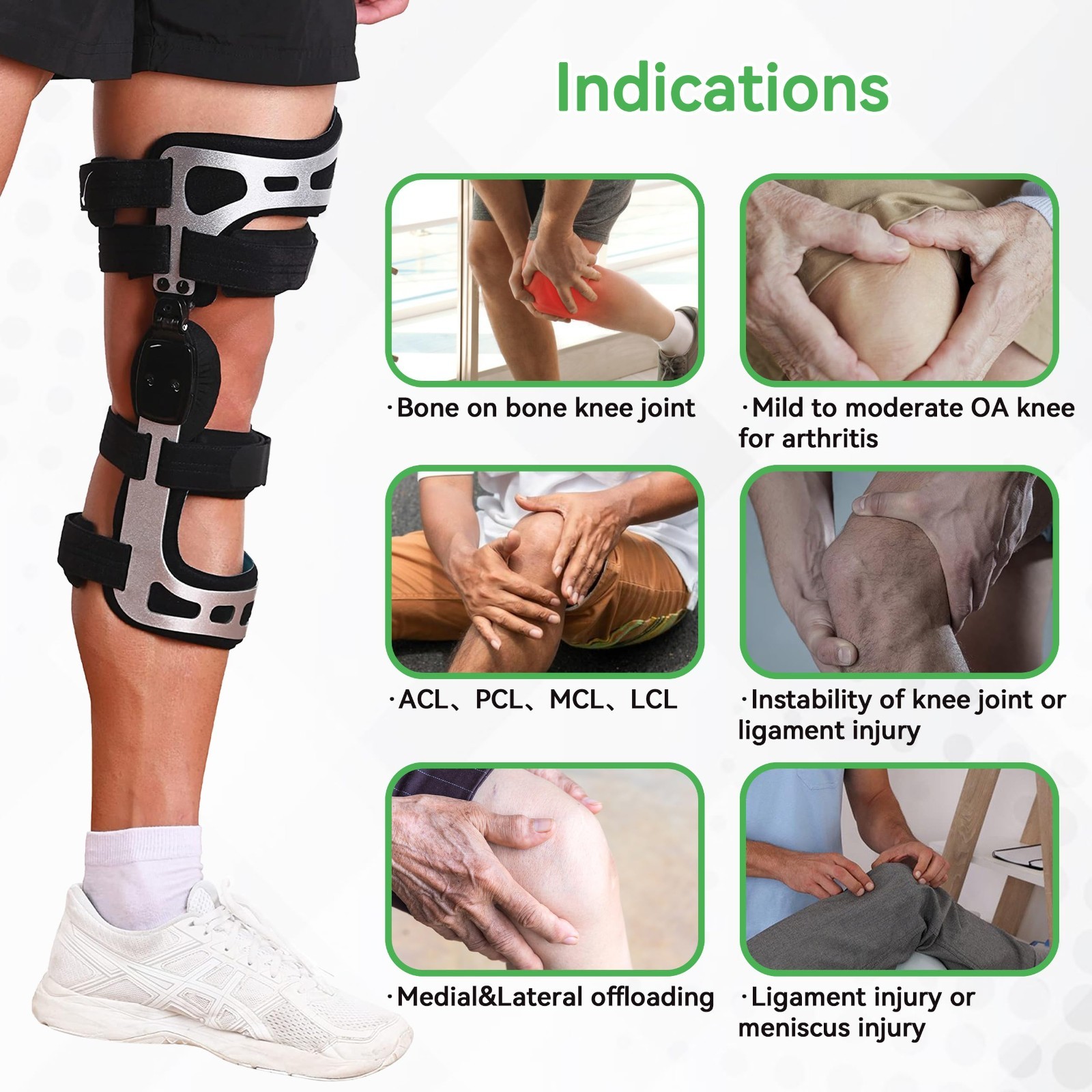 Decompression Knee Braces for Oa, Osteoarthritis, Unloading, Arthritis Pain