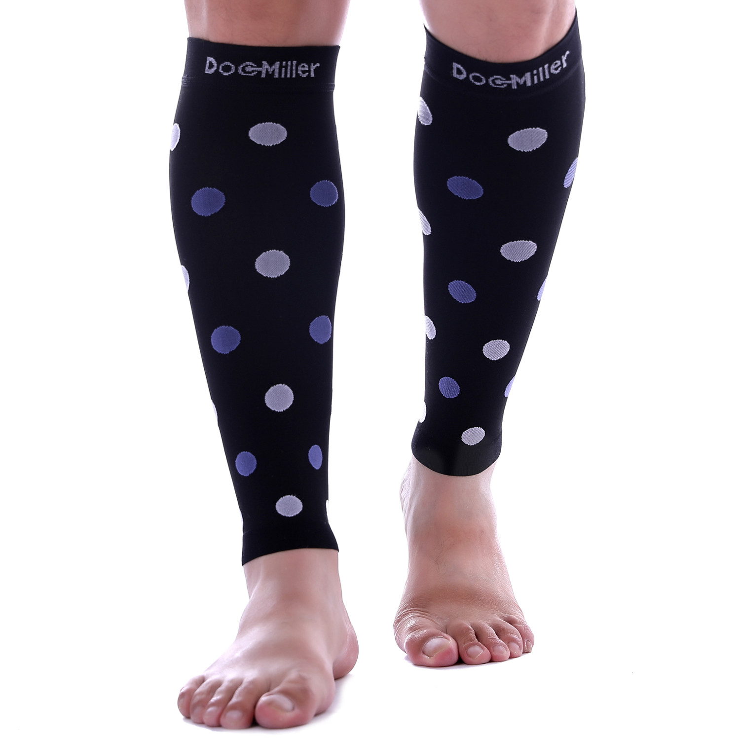 Doc Miller Leg Compression Stockings Calf 20-30mmHG Sleeves For Varicose Pain