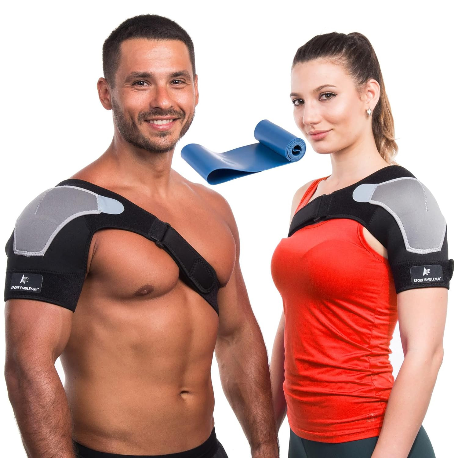 Soporte de manguito rotador – Soporte de hombro de compresión para mujeres o hom