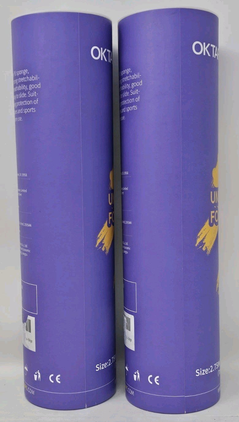 OK Tape-8 Rolls Underwarp Foam Warp 2.75”x30 Yards Non Adhesive PU Sponge BEIGE