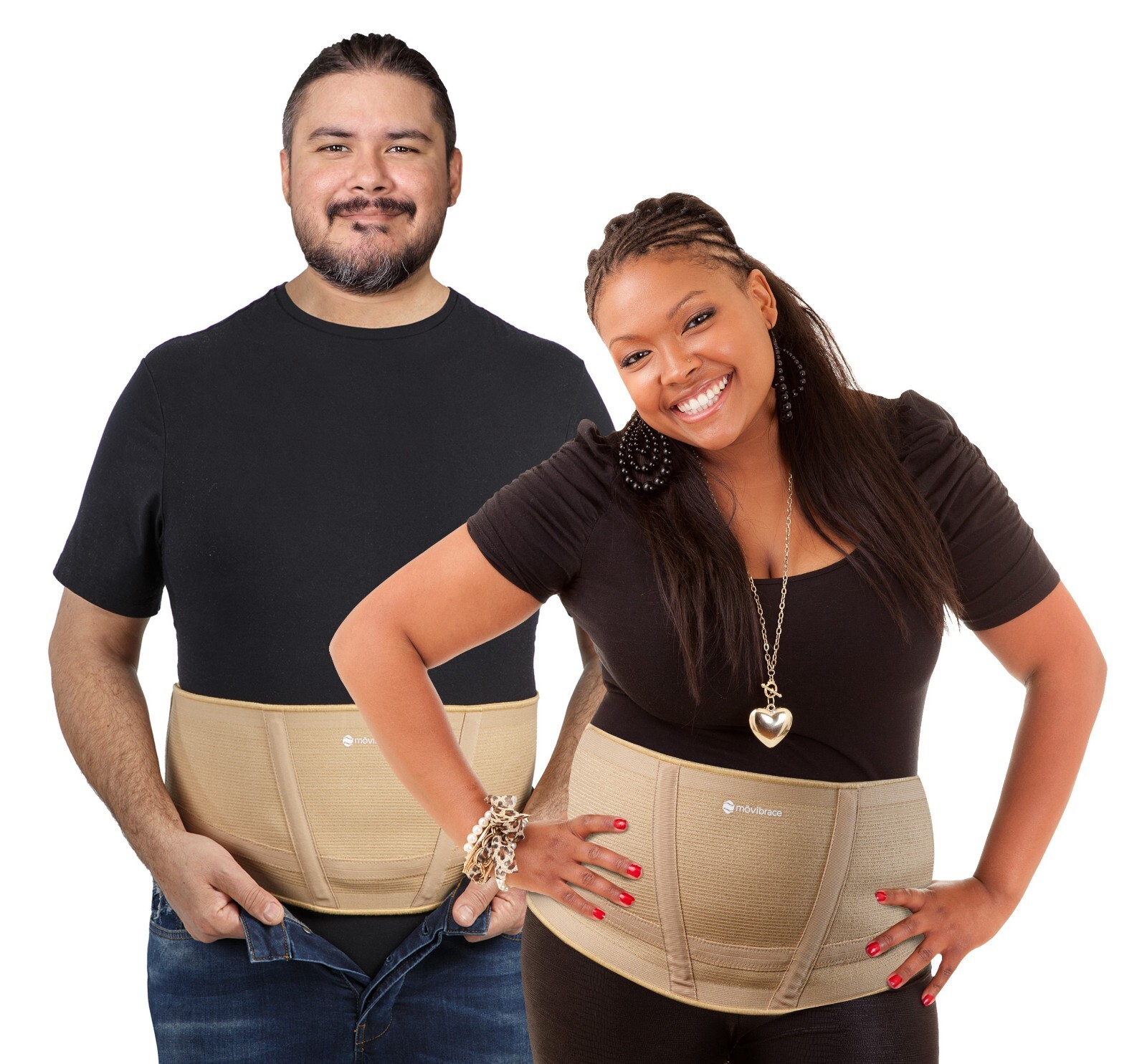 Movibrace Abdominal Belt for Hanging Belly, Weak Abdominal and Lower Back Muscle
