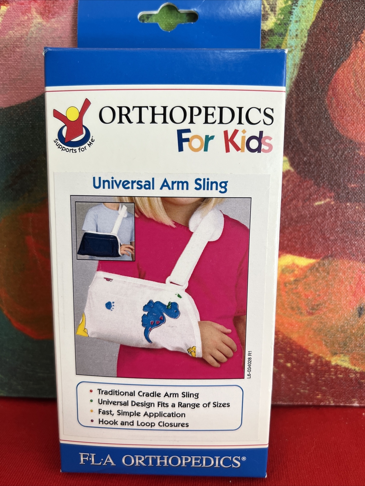 FLA Orthopedics For Kids Youth Size Universal Cradle Arm Sling Navy New In Box