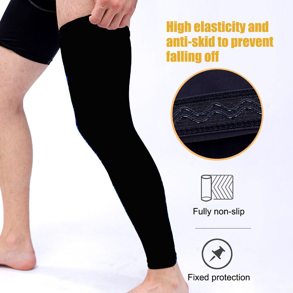 Thigh High Compression Sleeve Socks Leg Pain Relief Knee Brace Support Men Women