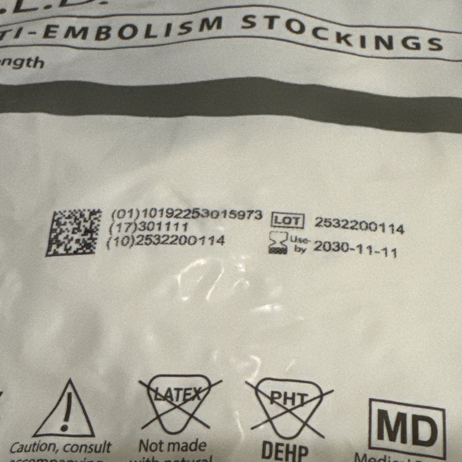 Cardinal Health T.E.D. Anti-embolism Stockings Size C Medium Regular Knee Length