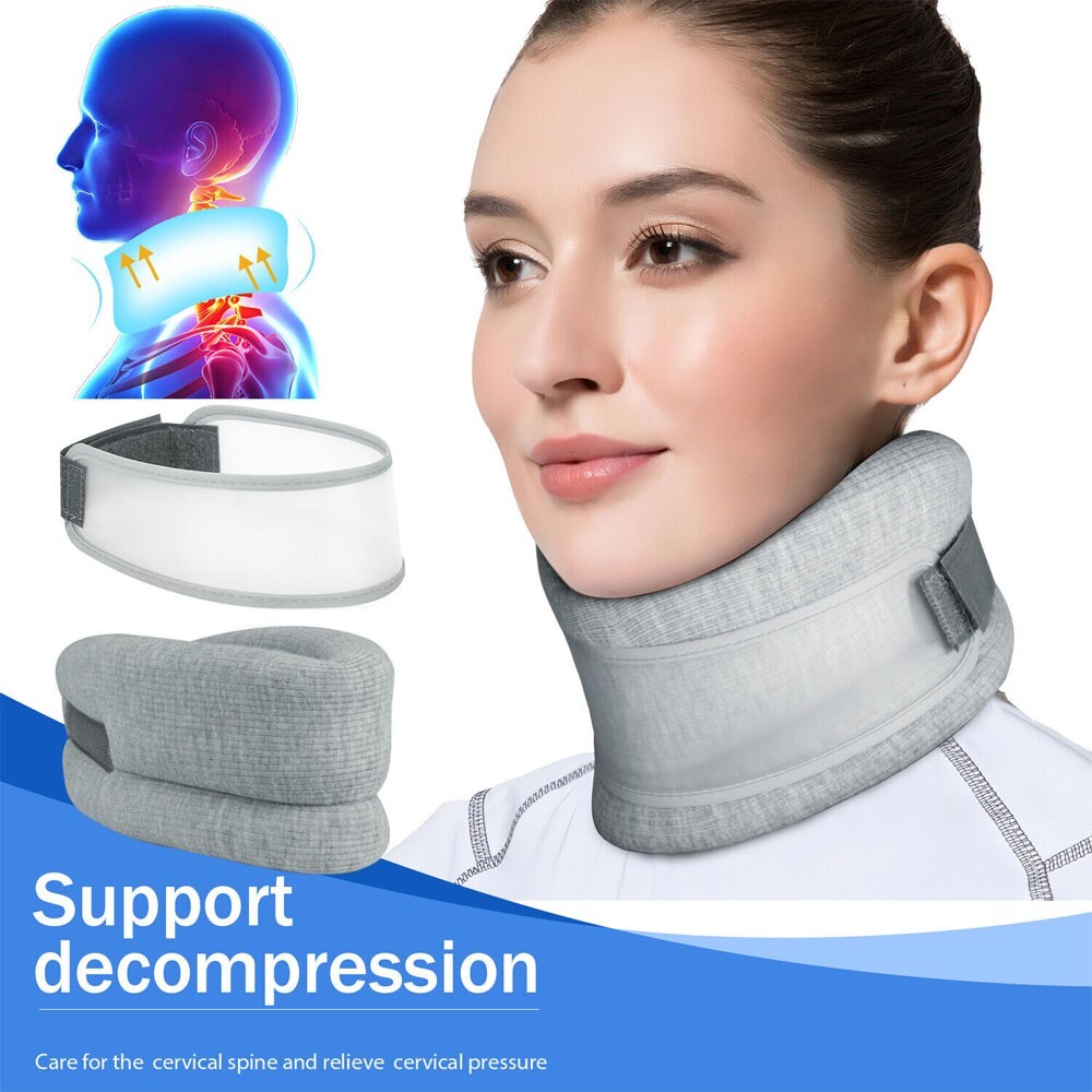 Adjustable Cervical Traction Decompression Device Neck Head Shoulder Pain Relief