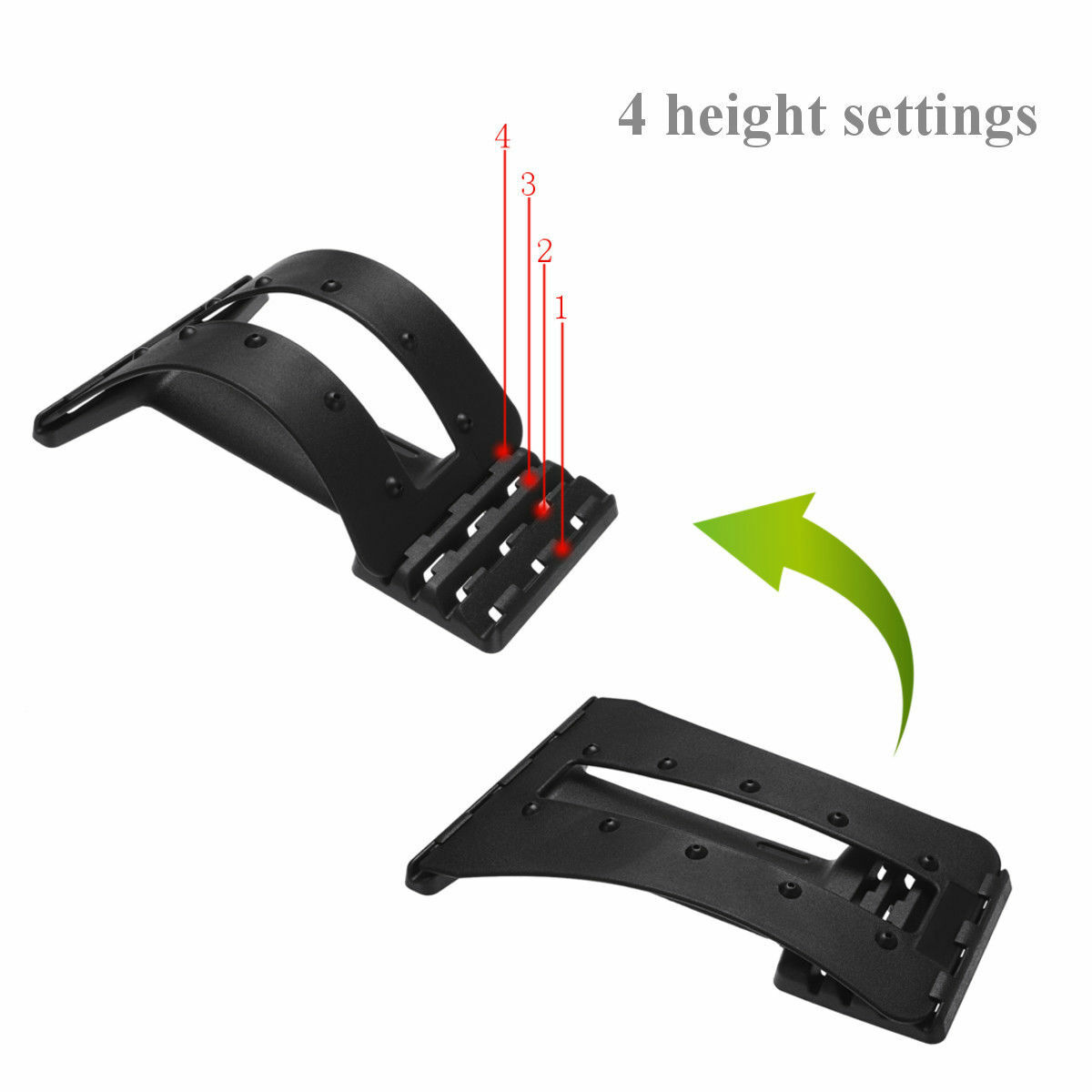 Back Muscle Stretcher Posture Corrector Lumbar Support Massage Tool Relaxing Kit