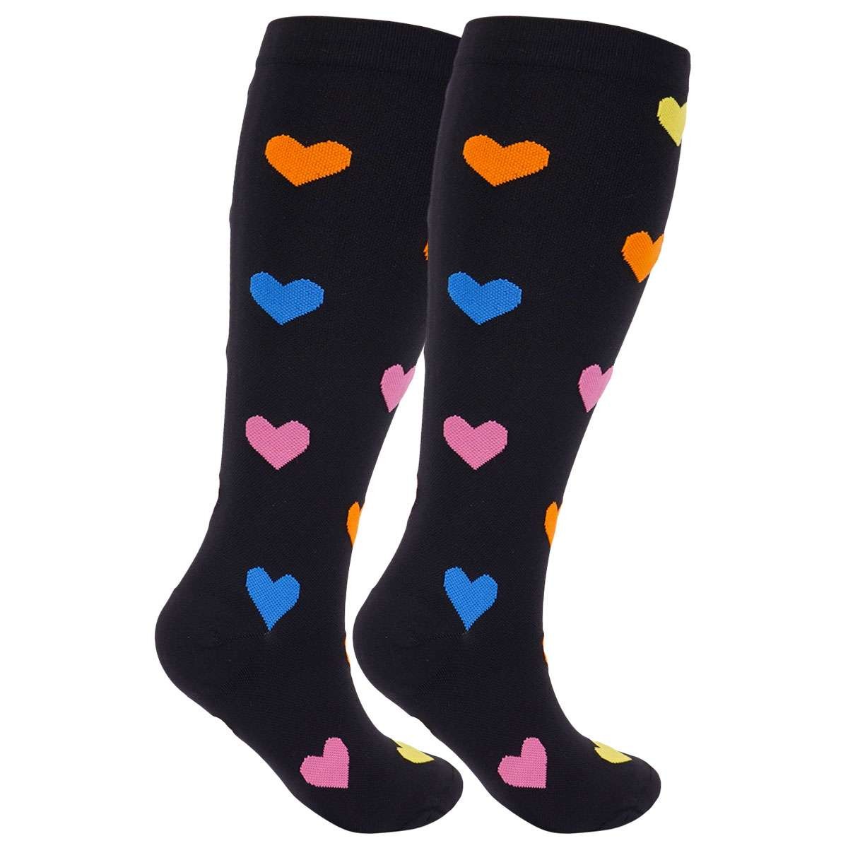 Compression Socks Women Men Running Medical 15-20mmHg Graduated Support S/M/L/XL