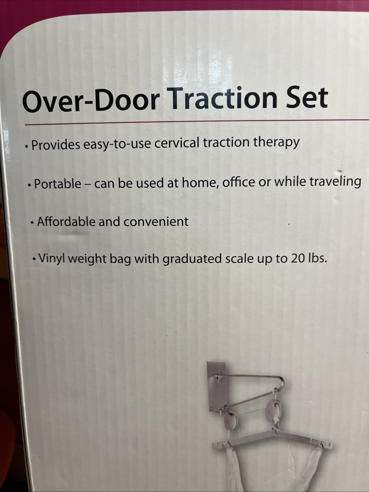 DMI over the Door Posture Corrector and Cervical Neck Traction Device for Physic