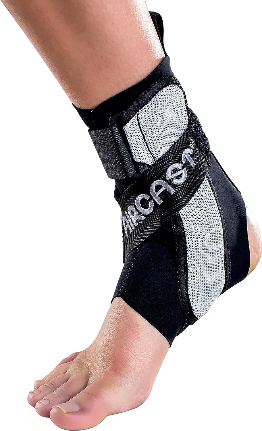 Large Black Right Foot Orthopedic Brace Ankle Support Waterproof Unisex