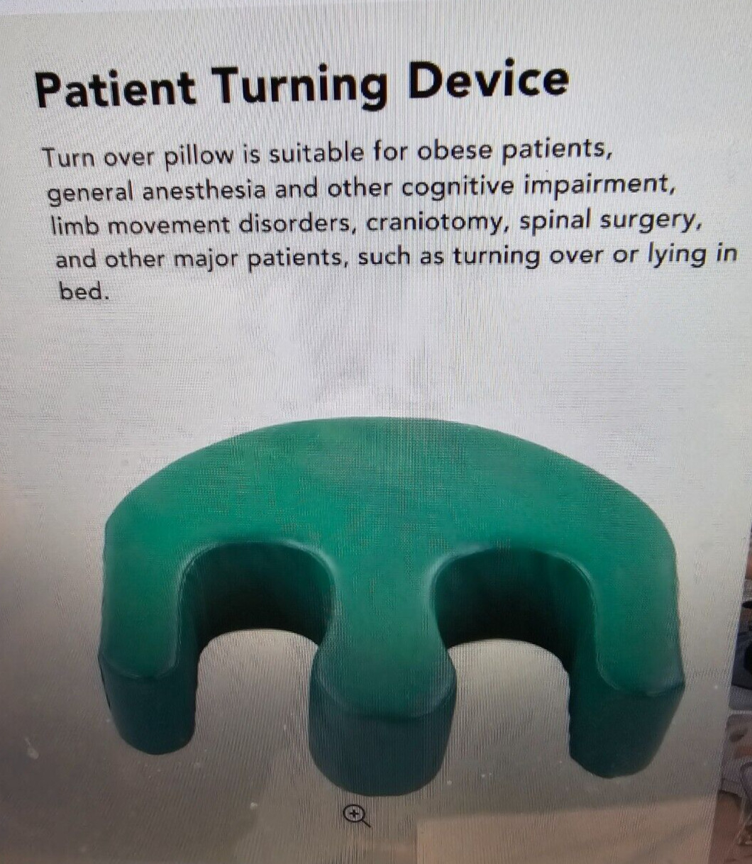 Patient Turning Device Multifunctional Adjusting Pillow Turn Over Pillow Green