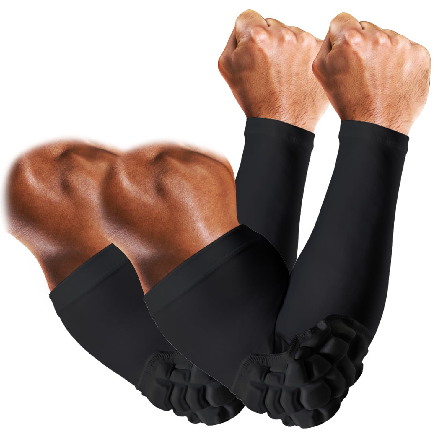 Arm Sleeves with Elbow Pads Arm Compression Sleeve for Youth and Adult Elbow …