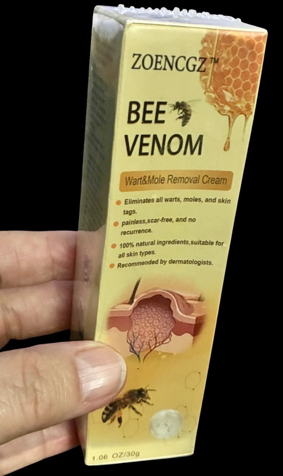 3 x 30g/ 1.06oz ZOENCGZ Bee Venom Pro-Grade Gel Repair Cream Hydrate Moisturizer