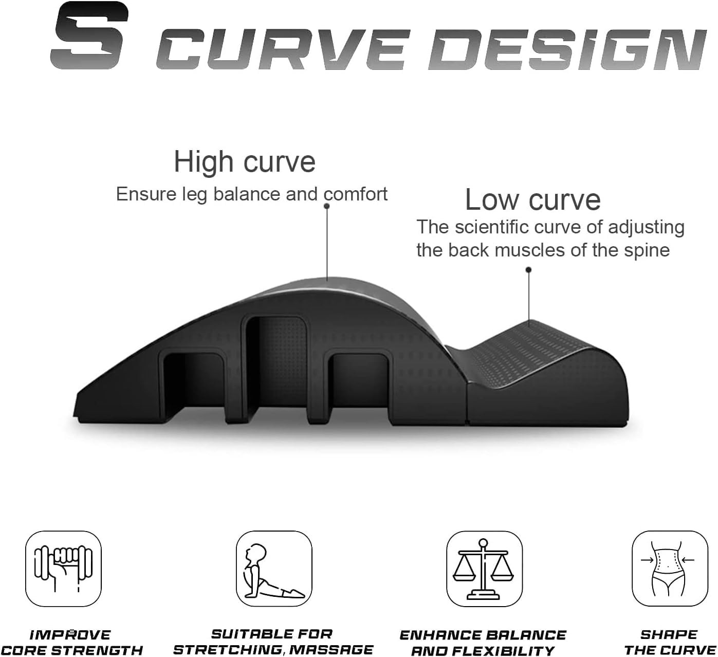 Professional Pilates Spine Corrector Posture Corrector Portable Pilates Arc Core