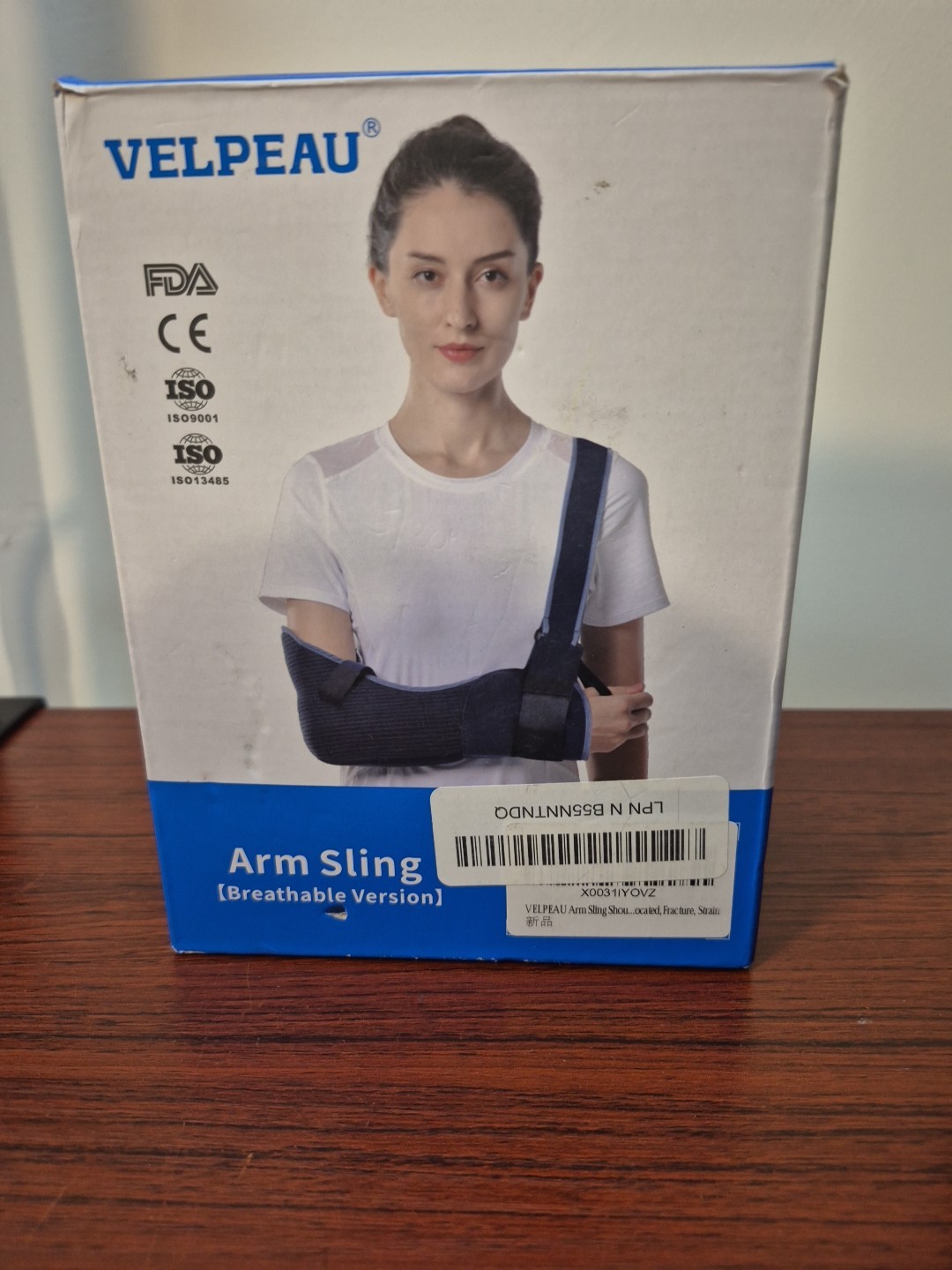 Velpeau Arm Sling Shoulder Immobilizer for Left or Right Arm
