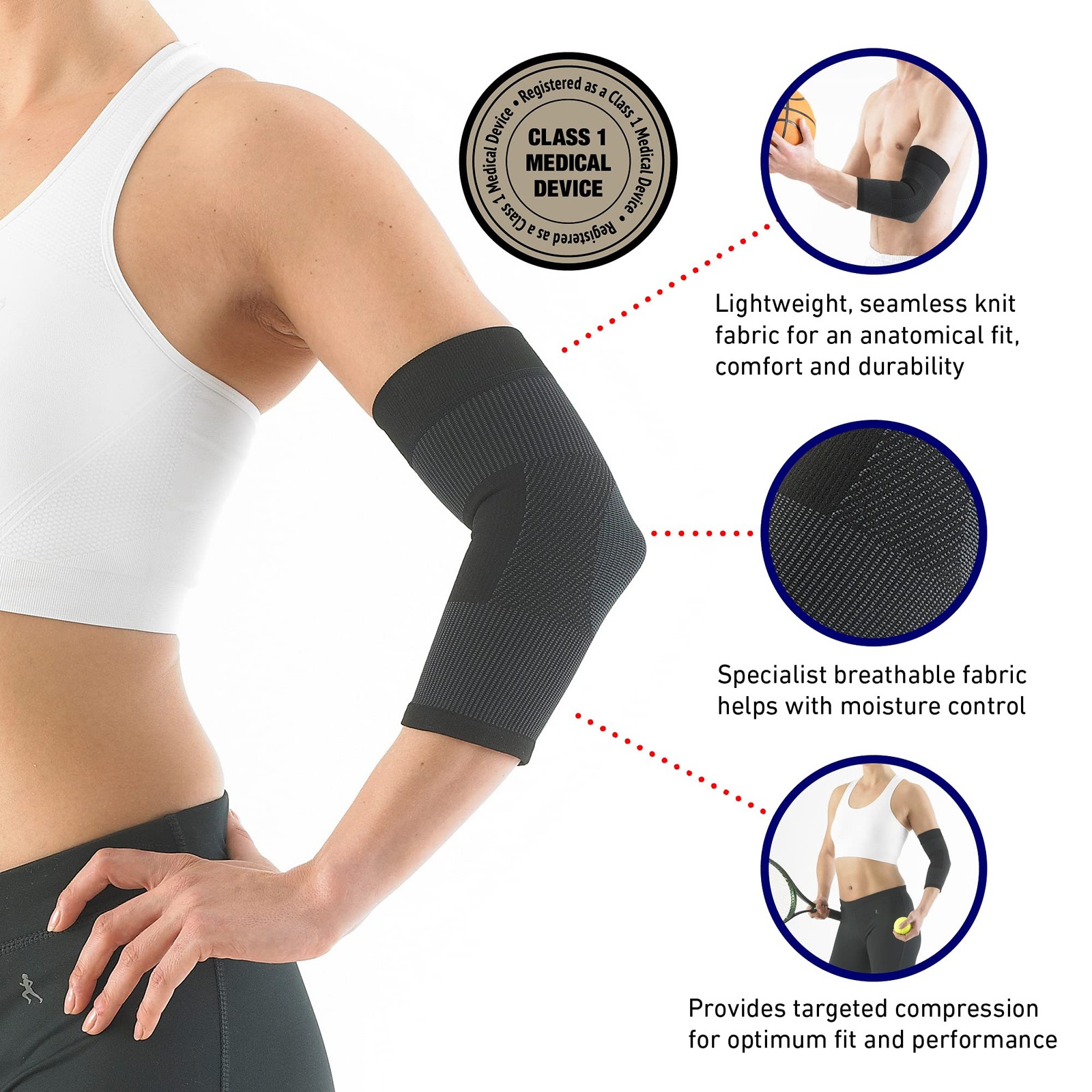Elbow Support for Tendonitis, Joint Pain, Tennis, Golf, Sports – Tennis Elbow…