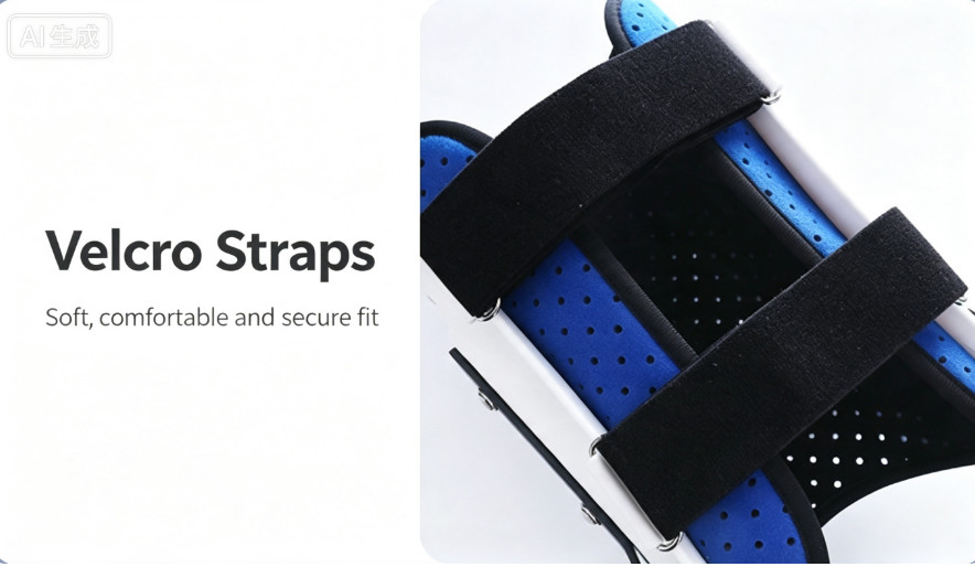 Leg Ankle Knee Brace Protector Joint Pain Relief Adjustable Fixed Support Pads