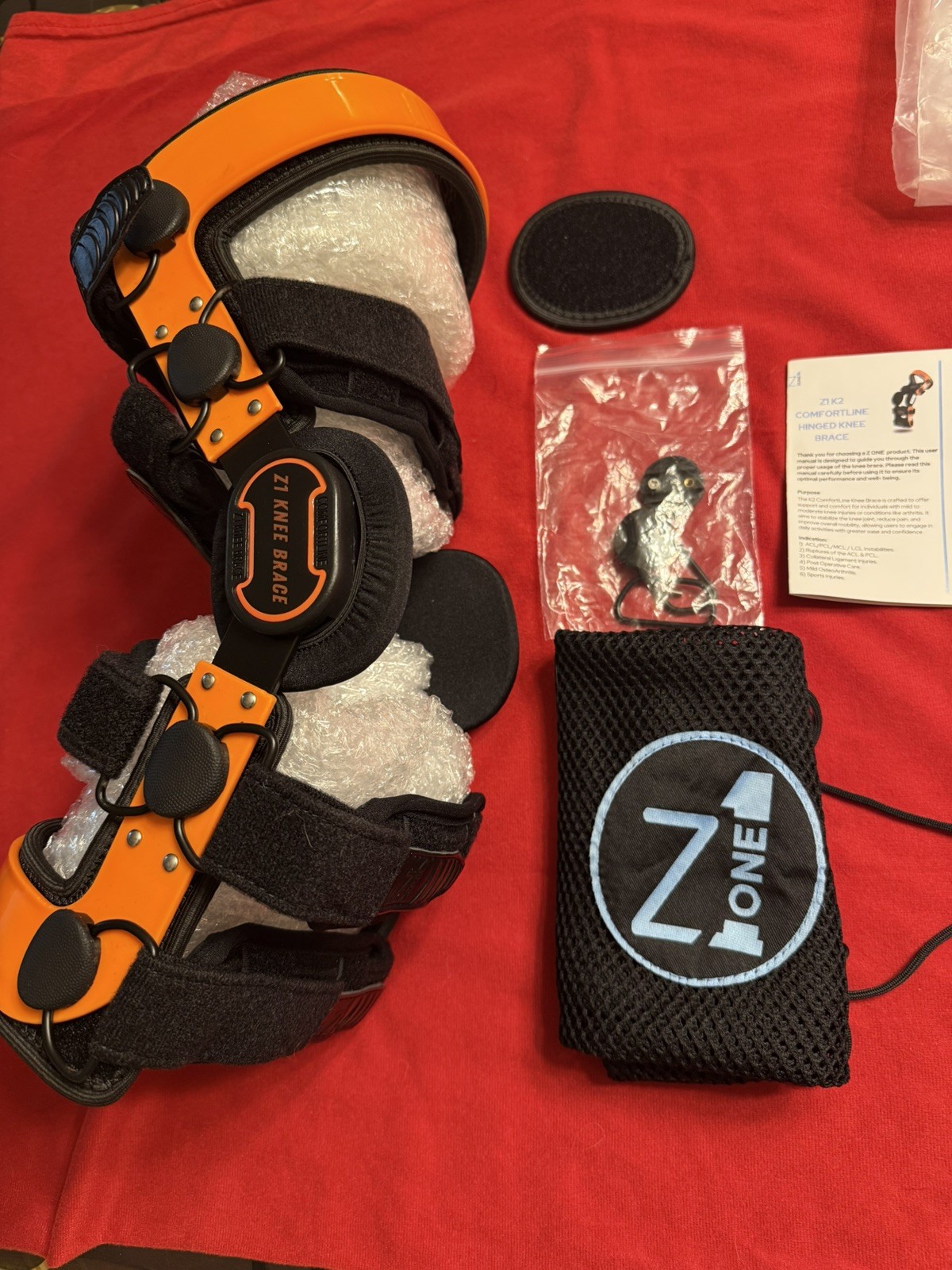 S21- Z1 K2 Knee Brace for ACL Ligament Sports Injuries Knee Pain for Men & Women