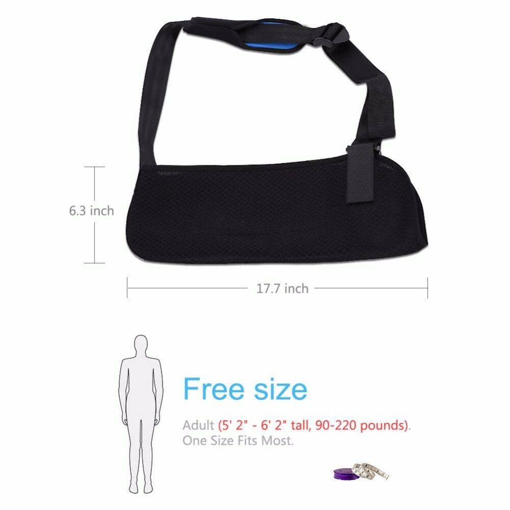 Arm Sling Adjustable Shoulder Support Fracture Protector Elbow Wrist Belt