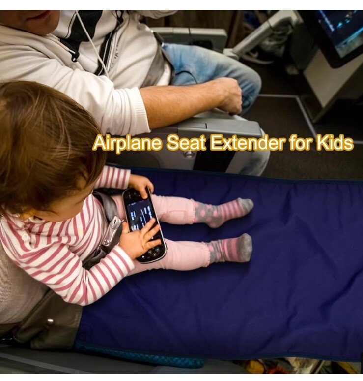 Miller Eclipse Airplane & Train Seat Extender Bed Flight Hammock Cot Reinforced