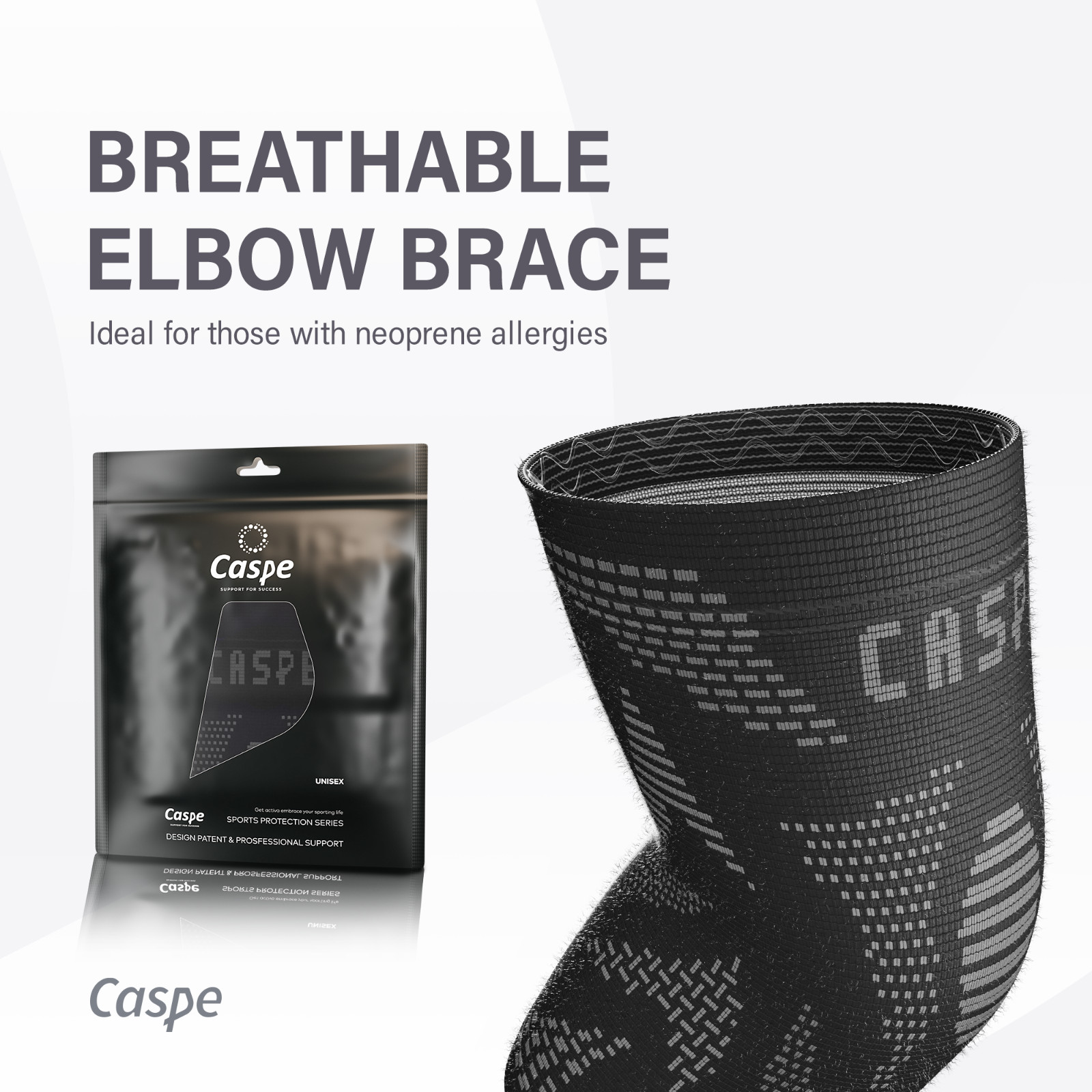 Caspe 2 Pack Elbow Brace for Tendonitis Sleeve Arthritis Tendonitis Joint Pain