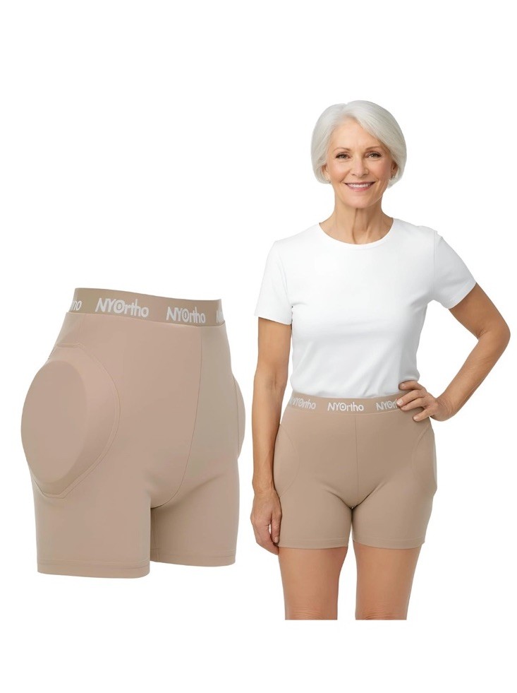 NYOrtho ULTRA Hip Protector-9962-Small Shorts-Waist 26-30″-Hip 33-37″-Nude Skin