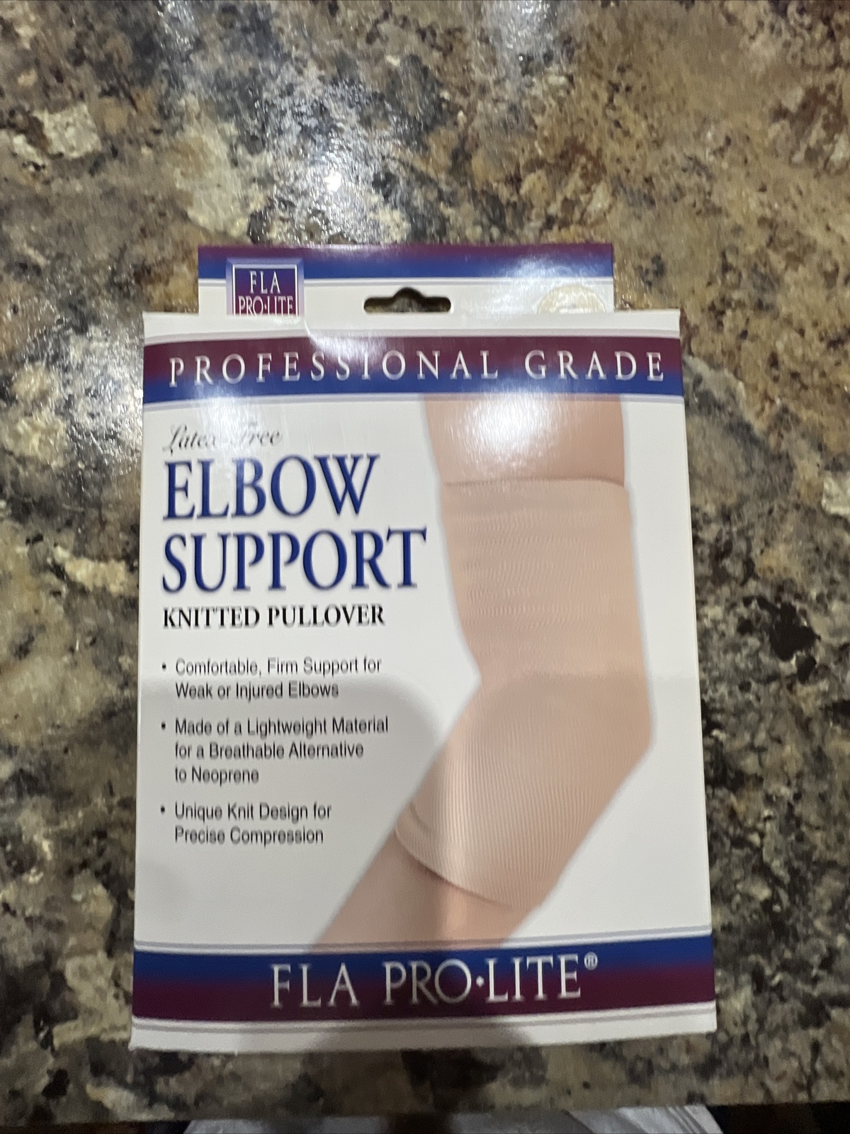 FLA Orthopedics Pro Lite Professional Latex Free Elbow Support MEDIUM BEIGE