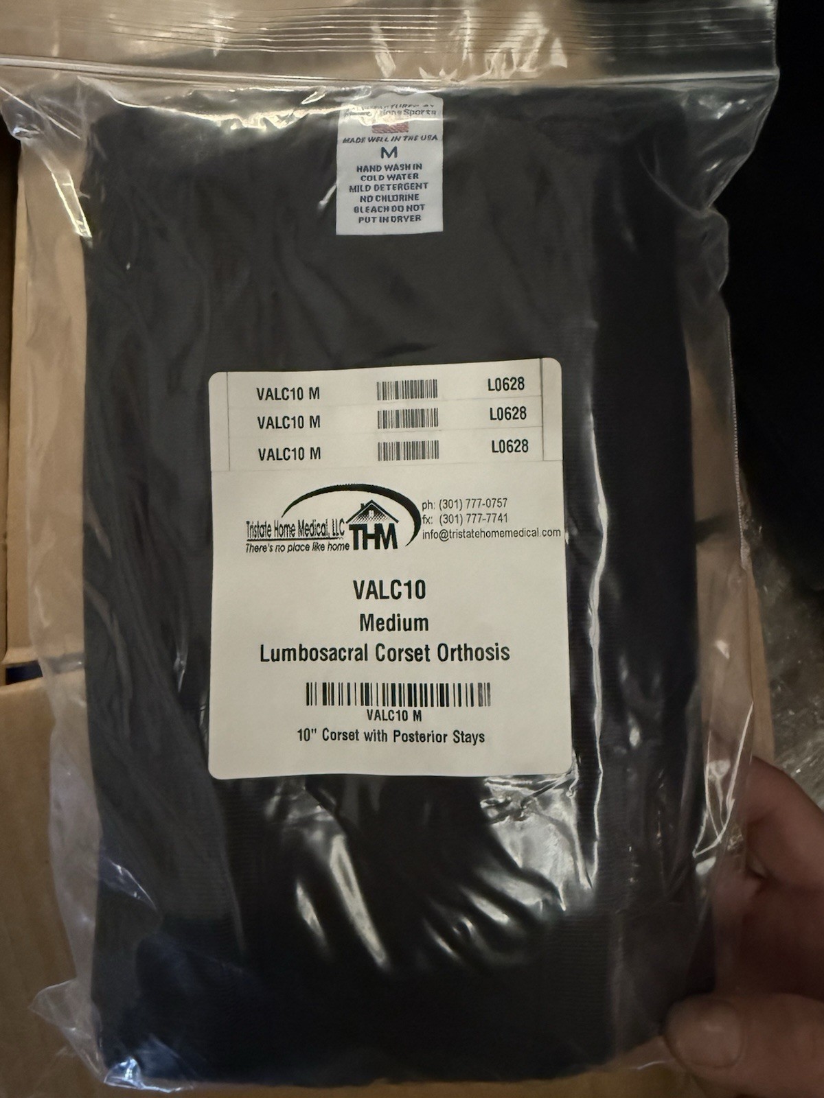 New Options Sports Lumbosacral Corset Orthosis | USA | VALC10 10″ Medium Lot 2
