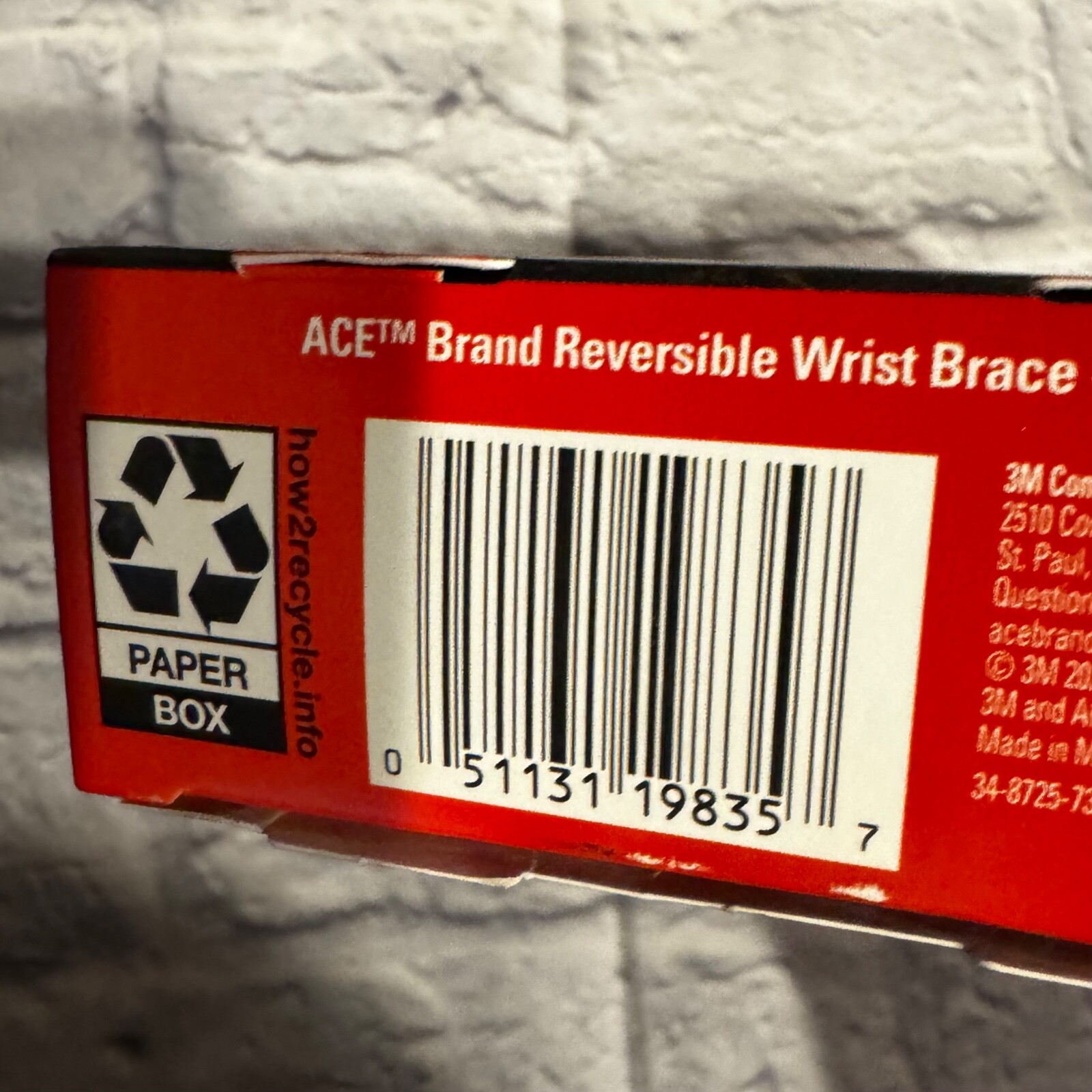 ACE WRIST BRACE REVERSIBLE ADJUSTABLE INJURY PROTECTION & RECOVERY RELIEVES