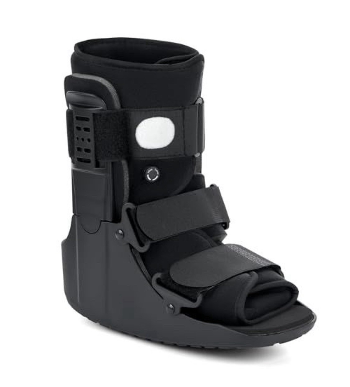 Honarry Walking Boot Foot/Ankle Immobilizer Adjustable Anti-Slip Plastic Black L