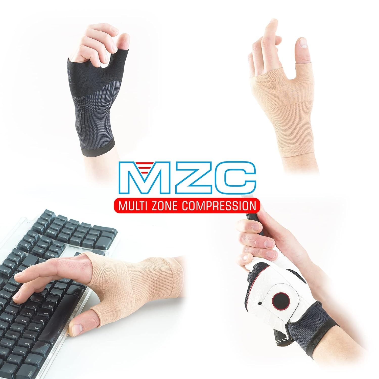 Pull-On Wrist Support for Sprains and Joint Pain – Comfortable and Lightweight